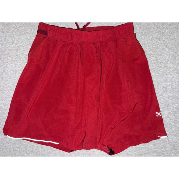 Lululemon Other - Lululemon Men Red Surge Running Shorts Red 6" Inseam Athletic Lightweight